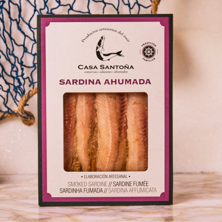 CASA SANTO�A Sardinas ahumadas 120g